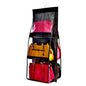 B05005 Double Sided 6 Pocket Hanging Bag Non-woven Fabric Hanging Handbag Organizer, B05005 Purple, B05005 Black, B05005 Grey, B05005 Rose Red, B05005 Green, B05005 Blue