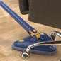 Triangular Mop Household Ceiling Cleaner Wipe Wall Tiles Imitation Hand Twist Mop, with 2 Cloth