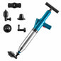 Toilet Pipe Dredger Toilet Sewer Floor Drain Clogged Household High Pressure Pneumatic Tool, HX28 (Gray), HX28 (Black), HX28 (Green), HX28 (White)