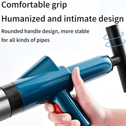 Toilet Pipe Dredger Toilet Sewer Floor Drain Clogged Household High Pressure Pneumatic Tool, HX28 (Gray), HX28 (Black), HX28 (Green), HX28 (White)