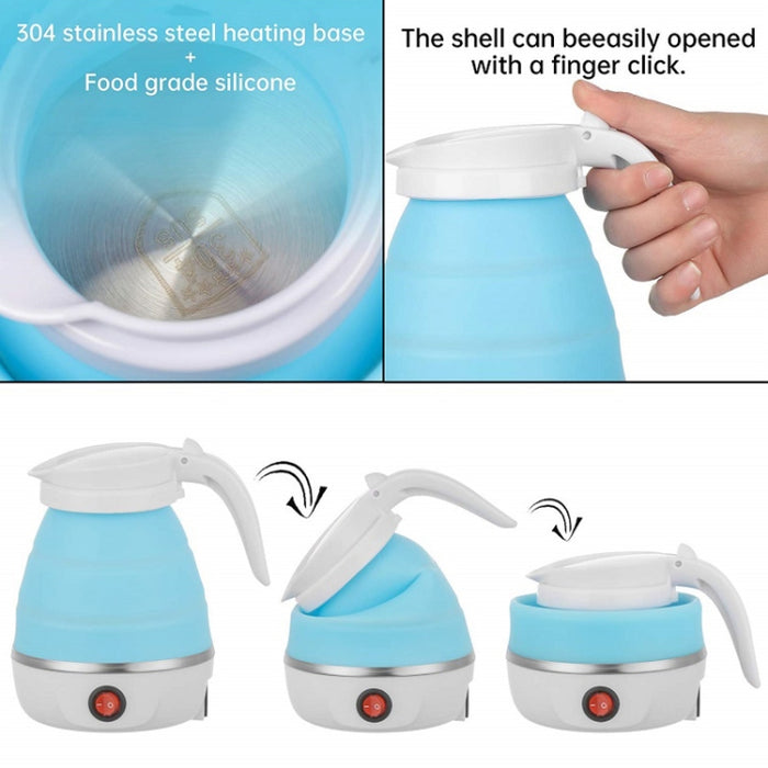 Portable Folding Silicone Electric Kettle for Household Travel