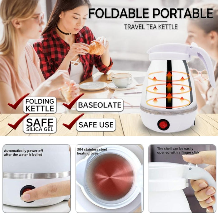 Portable Folding Silicone Electric Kettle for Household Travel