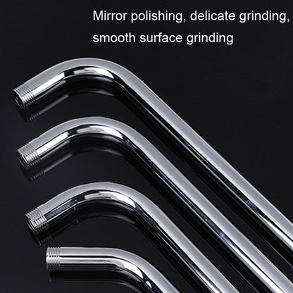 Top Spray Rod Shower Tube Stainless Steel Shower Outlet Pipe Elbow, 20cm, 29.5cm, 39cm, 49.5cm