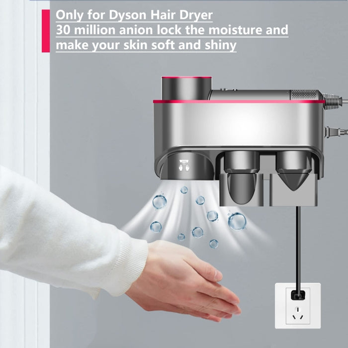 For Dyson Hair Dryer Bracket Storage Rack Wall Mounted Organizer Holders