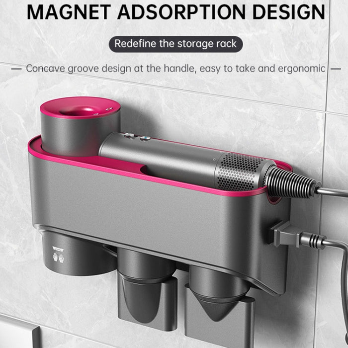 For Dyson Hair Dryer Bracket Storage Rack Wall Mounted Organizer Holders