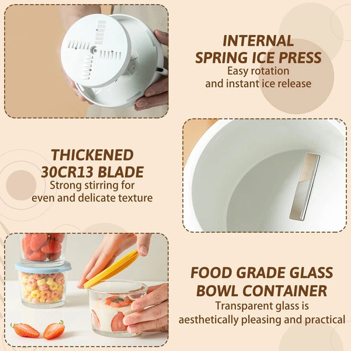 Manual Ice Machine Ice Crushers Household Ice Breaking Ice Blender