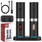 Electric Automatic Salt And Pepper Grinder Set With Charging Base, D2 KYMQ-7C, J2  KYMQ-15C, K2 KYMQ-17C