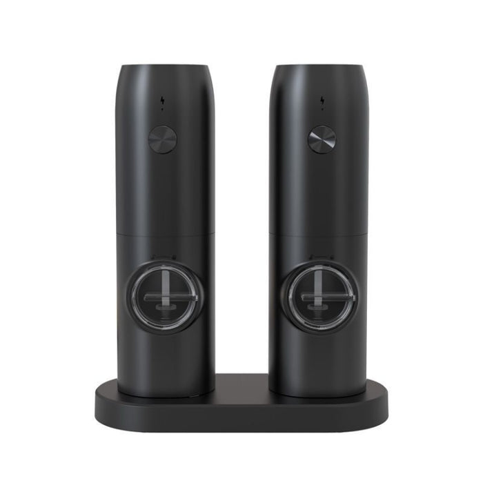 Electric Automatic Salt And Pepper Grinder Set With Charging Base