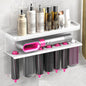 For Dyson Airwrap Wall-Mounted Shelf Storage Rack, A Type Black Gold, B Type Black Gold, A Type Black, B Type Black, C Type Flip Down, C Type Flip Up