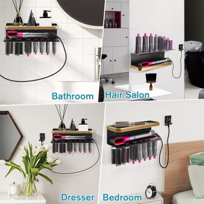 For Dyson Airwrap Wall-mounted Shelf Storage Rack