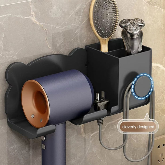 For Dyson Hair Dryer Wall-Mounted Holder Bathroom Shelf Storage Rack