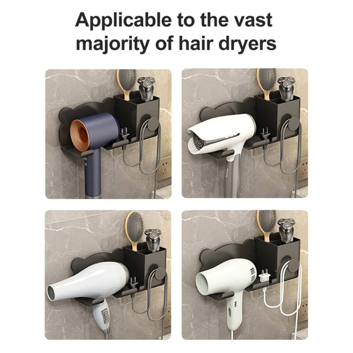 For Dyson Hair Dryer Wall-Mounted Holder Bathroom Shelf Storage Rack