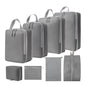 8 In 1  Compression Packing Cubes Expandable Travel Bags Luggage Organizer, 8 In 1