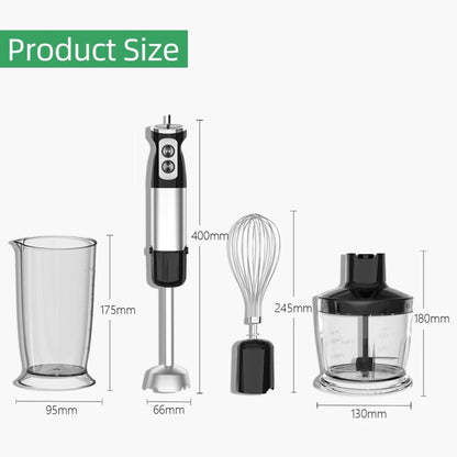 6-in-1 600W Multifunctional  Electric Blender Stainless Steel Food Cooking Stick, US Plug, EU Plug, UK Plug