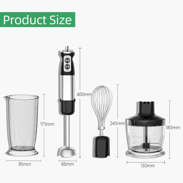 6-in-1 600W Multifunctional  Electric Blender Stainless Steel Food Cooking Stick