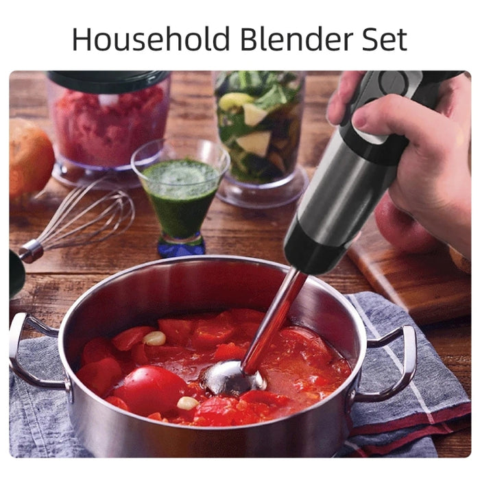 6-in-1 600W Multifunctional  Electric Blender Stainless Steel Food Cooking Stick