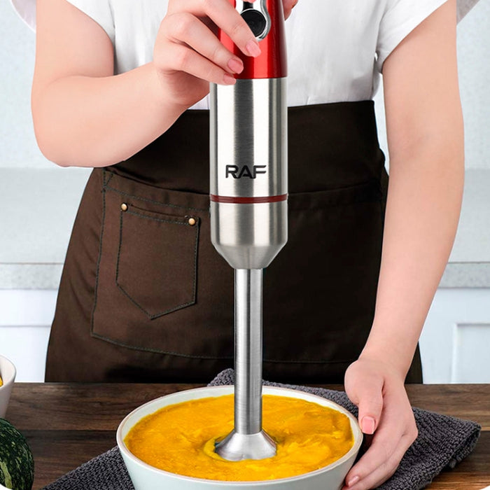 RAF 600W 2-blade Juicer Cooking Stick Stirring Rod  Blender Mixer,EU Plug