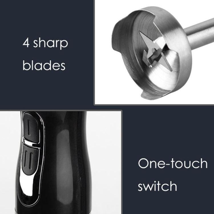 RAF 700W 4-blade Handheld Electric Blender Stainless Steel Food Cooking Stick EU Plug, R.276