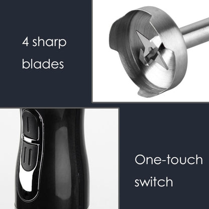 RAF 700W 4-blade Handheld Electric Blender Stainless Steel Food Cooking Stick EU Plug, R.276