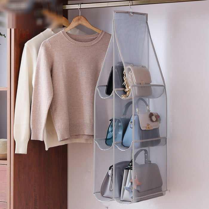 Bag Storage Hanging Bag Wardrobe Hanging Dust-proof Fabric Storage Bag