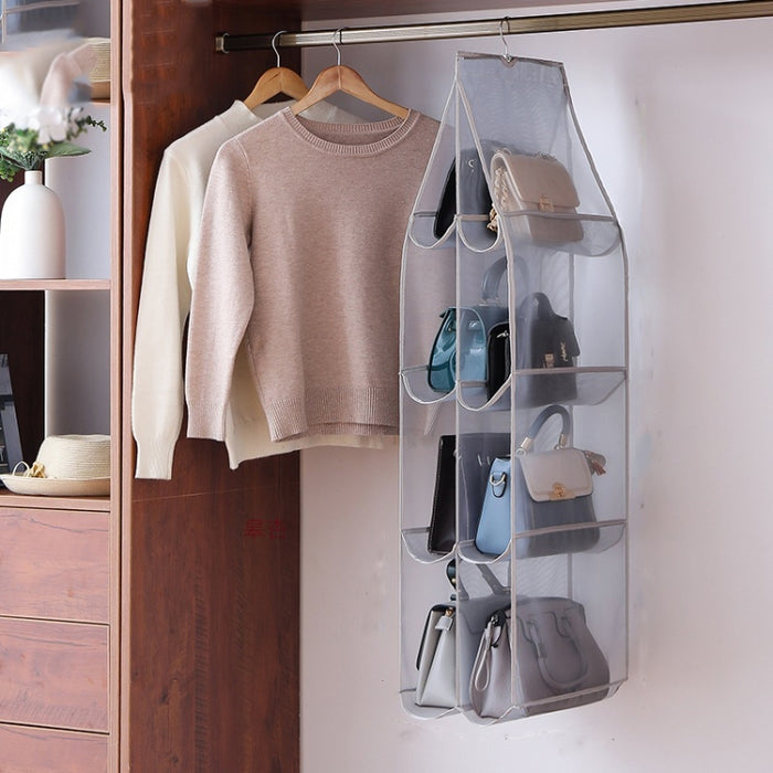 Bag Storage Hanging Bag Wardrobe Hanging Dust-proof Fabric Storage Bag