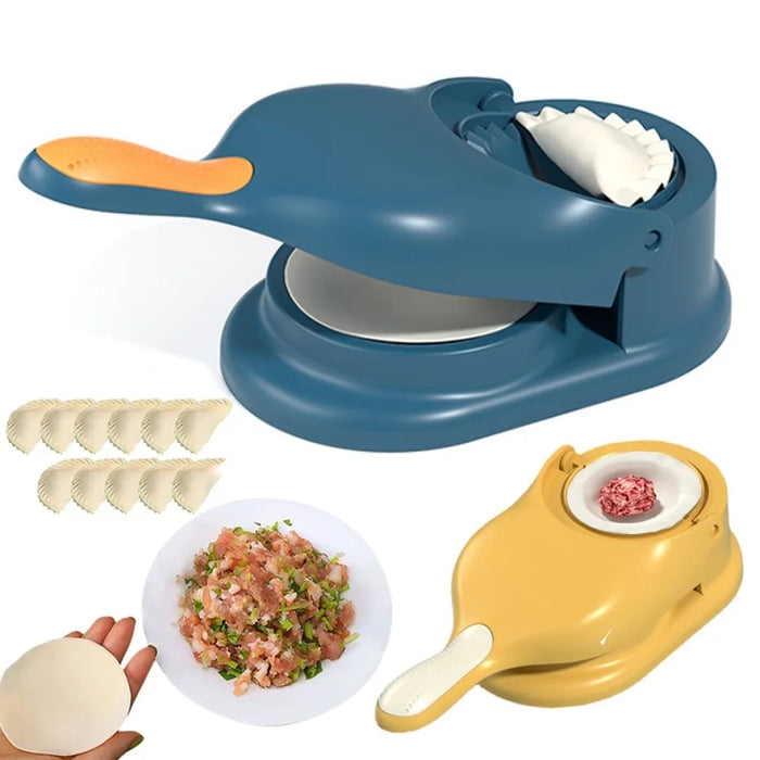 2-in-1 Dumpling Maker Manual Dumpling Wrapper Making Mould for Household Kitchen