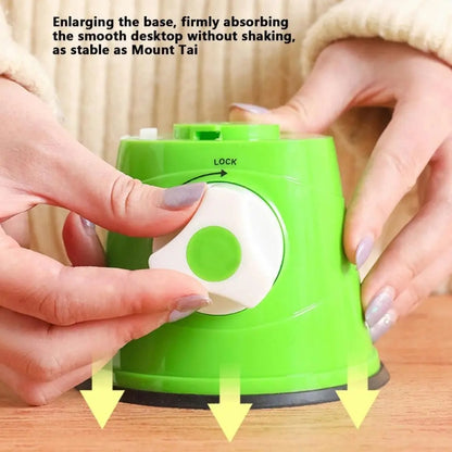 Hand Juicer Small Portable Food Processor Juice Vegetable Squeezer, Blue, Green, Red