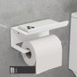 Stainless Steel Bathroom Roll Paper Holder No-Punch Cell Phone Storage Shelf, Phone Rack (White), Paper Rack (White）, Phone Rack (Black), Paper Rack (Black), Phone Rack (Gray), Paper Rack (Gray)