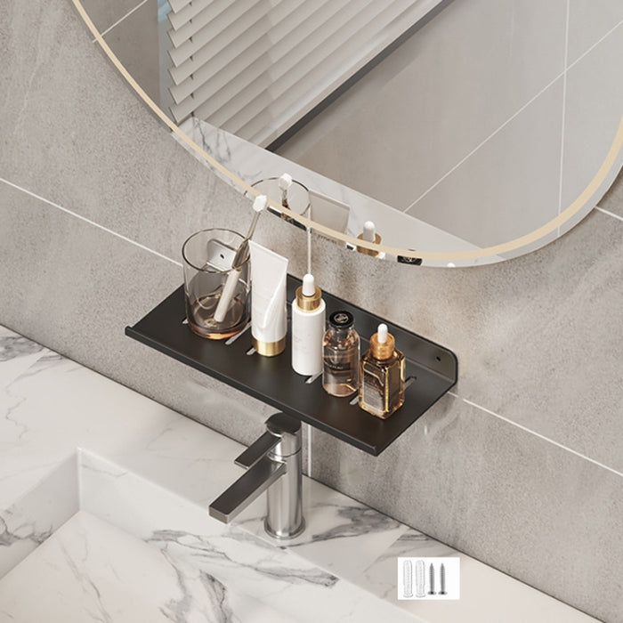 Faucet Rack Home Bathroom Vanity Shelf No Hole Storage Shelf