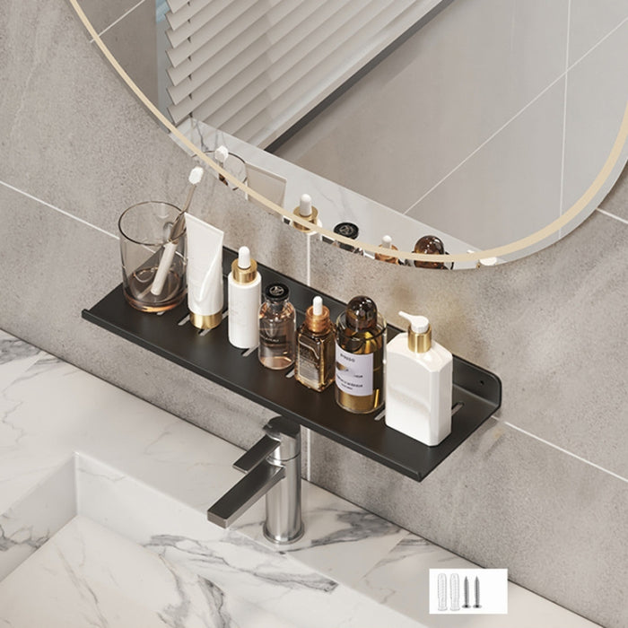 Faucet Rack Home Bathroom Vanity Shelf No Hole Storage Shelf