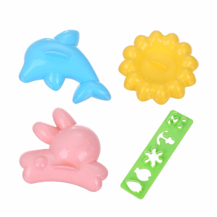 4pcs/Set Rabbit Dolphin Rice Sushi DIY Mold