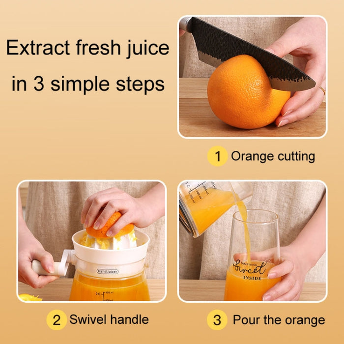 Household Manual Juicer Kitchen Hand Crank Fruit Extractor