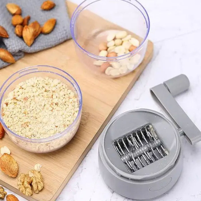 Household Dried Fruit Peanut Crusher Kitchen Hand Crank Nut Pulverizer