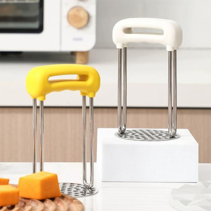 Stainless Steel Mashed Potato Masher Household Supplementary Press Potato Masticator