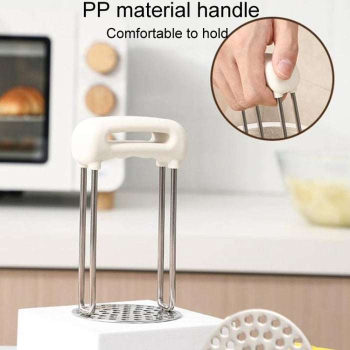 Stainless Steel Mashed Potato Masher Household Supplementary Press Potato Masticator