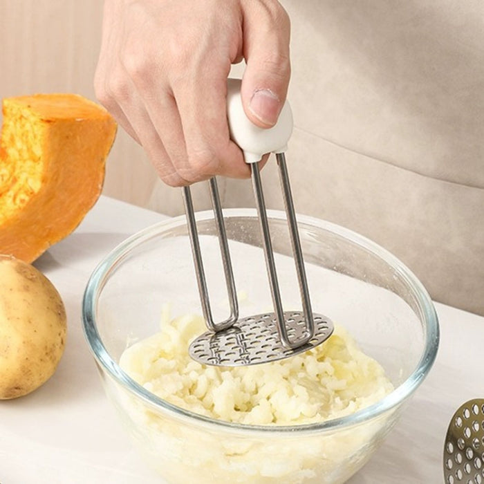 Stainless Steel Mashed Potato Masher Household Supplementary Press Potato Masticator