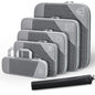6 In 1 Compression Mesh Travel Cubes Clothes Underwear Packing Bags, 6 In 1