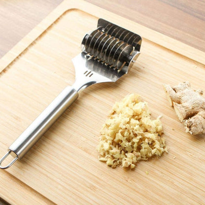 Stainless Steel Roller Noodle Cutter Kitchen Vegetable Onion And Garlic Chopping Tools, SJ-13