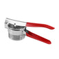 Stainless Steel Potato Press Manual Juicer Vegetable And Fruit Squeezer, 3 In 1, SJ-02 Side Hole, SJ-01 Bottom Hole, SJ-04 Side Hole Red