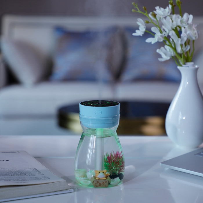 FH-068 Mini USB Car Home Colorful Light Bottle Micro Landscape Humidifier