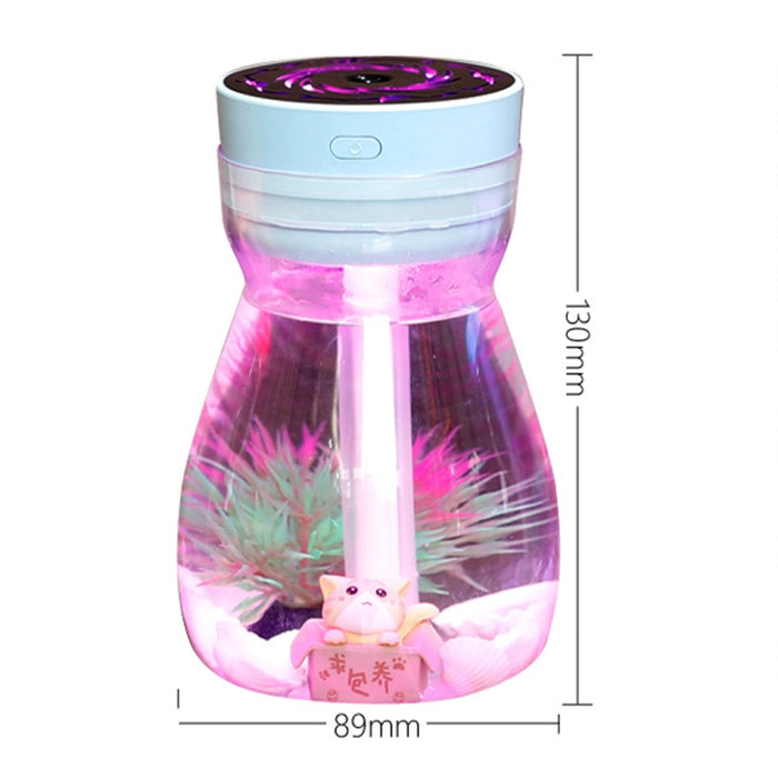 FH-068 Mini USB Car Home Colorful Light Bottle Micro Landscape Humidifier