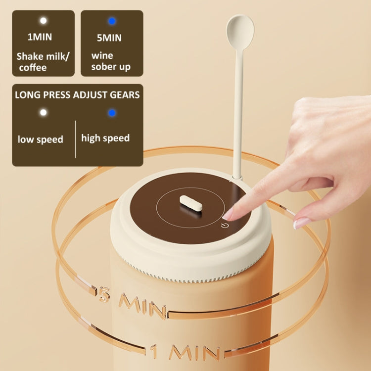 10000rpm/min Magnetic Levitation Electric Coffee Stirrer Milk Shaker Red Wine Decanter, Single Stirrer
