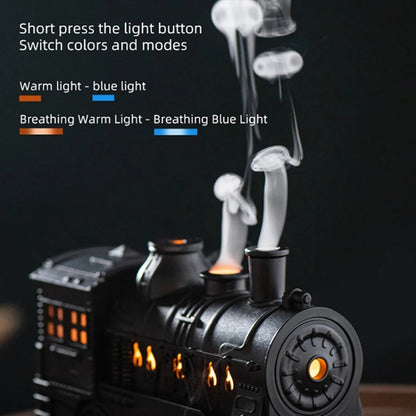 300ml Small Train Essential Oil Diffuser Humidifier With Remote Control, EU Plug, US Plug, AU Plug, UK Plug