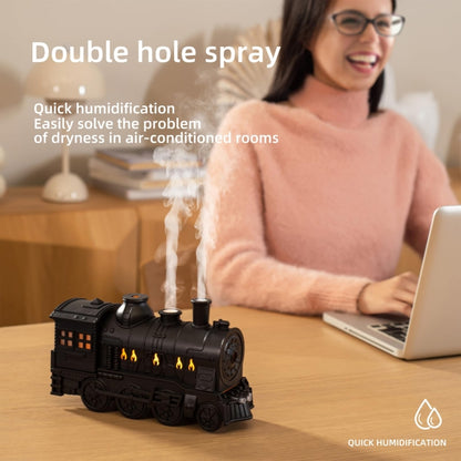 300ml Small Train Essential Oil Diffuser Humidifier With Remote Control, EU Plug, US Plug, AU Plug, UK Plug