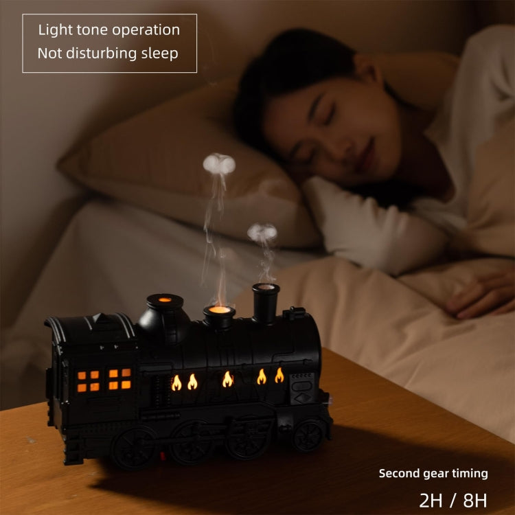 300ml Small Train Essential Oil Diffuser Humidifier With Remote Control, EU Plug, US Plug, AU Plug, UK Plug