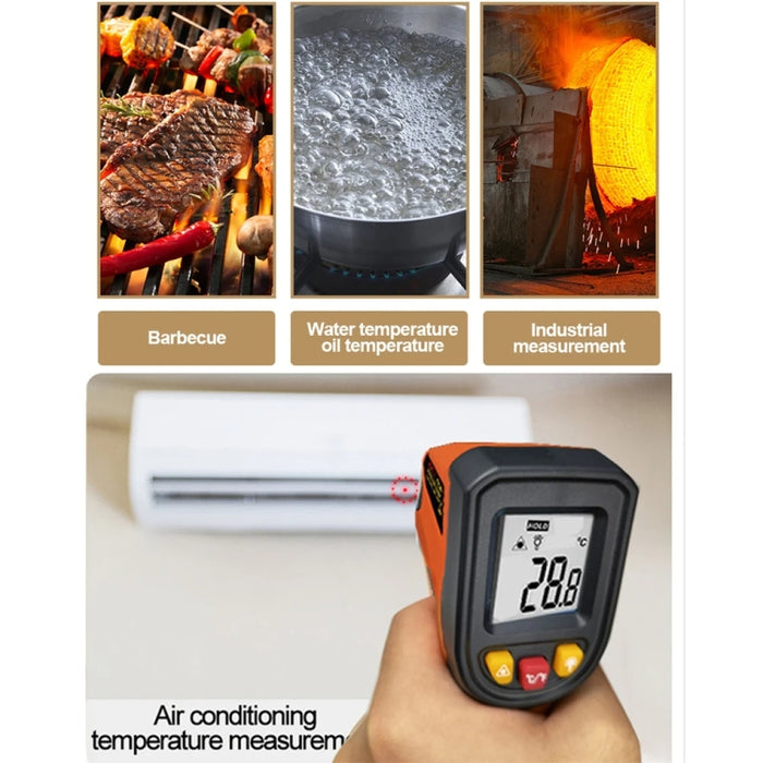 NJTY Digital Display High-Precision Infrared Thermometer For Bakery Kitchen Industry