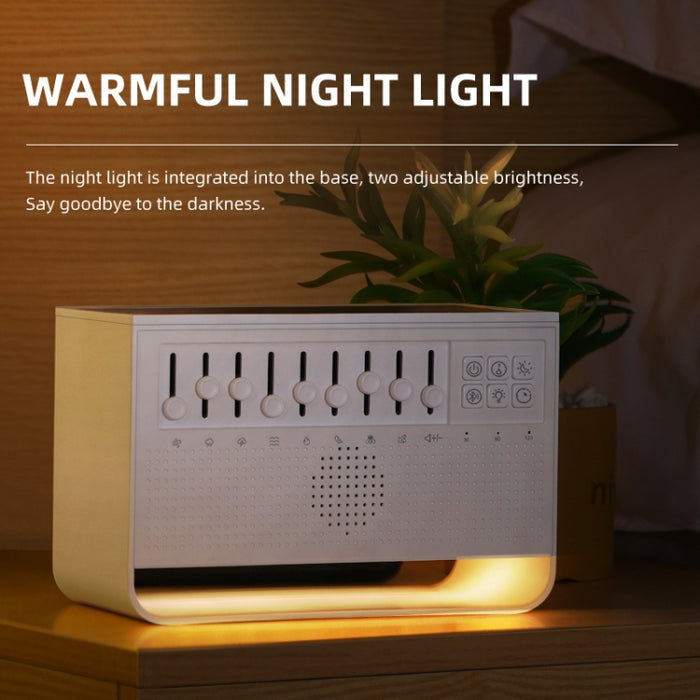 C221 Bluetooth White Noise Flame Aromatherapy Machine Home Desktop Humidifier