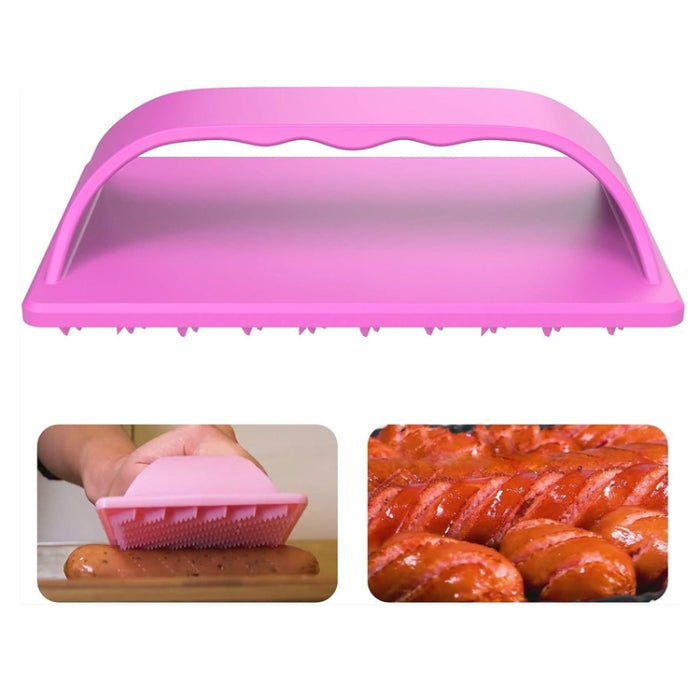 Hot Dog Slicer Cutter Sausage Plastic Slicers For BBQ Outdoor Camping