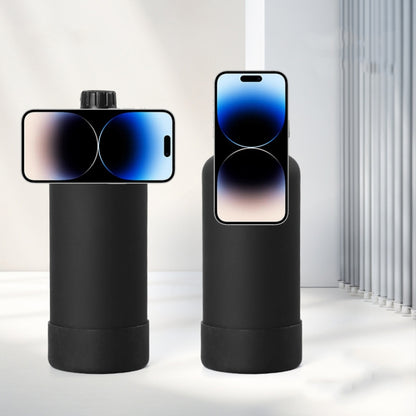 Sports Bottle With Phone Magnetic Holder Stainless Steel Thermos Cup, 650ml, 1000ml, 1200ml