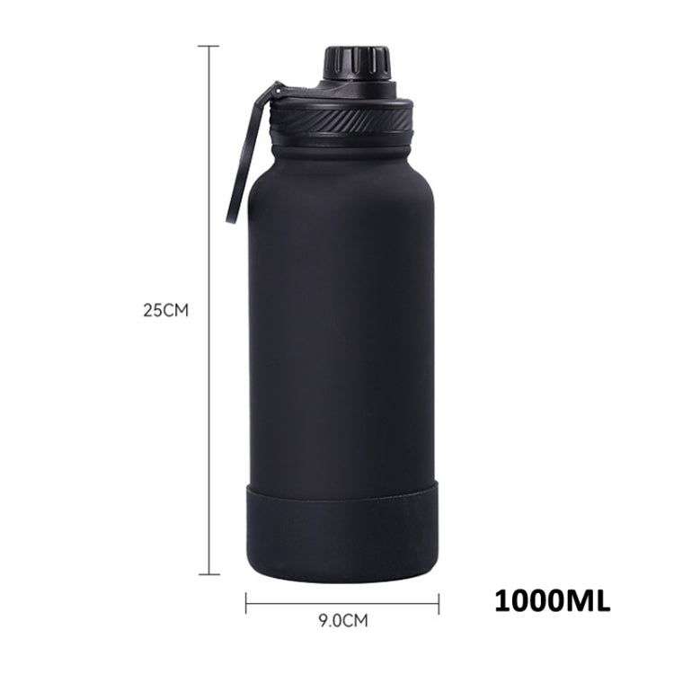 Sports Bottle With Phone Magnetic Holder Stainless Steel Thermos Cup, 650ml, 1000ml, 1200ml